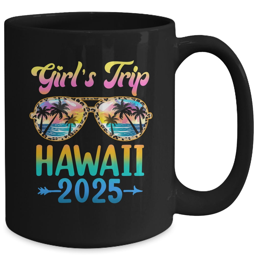 Girl's Trip Hawaii 2025 Summer Vacation Sunglasses Mug | teecentury