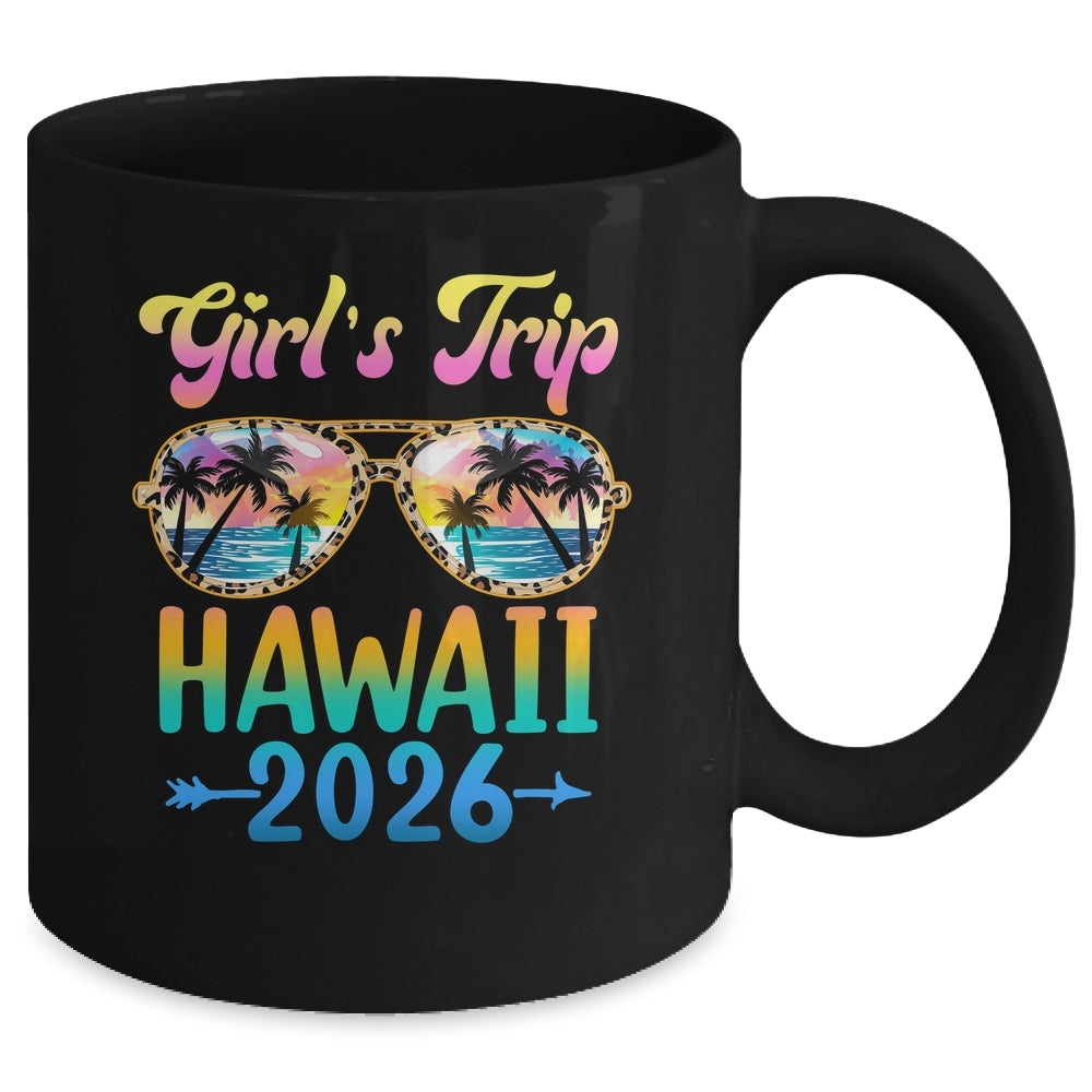 Girl's Trip Hawaii 2026 Summer Vacation Sunglasses Mug | teecentury
