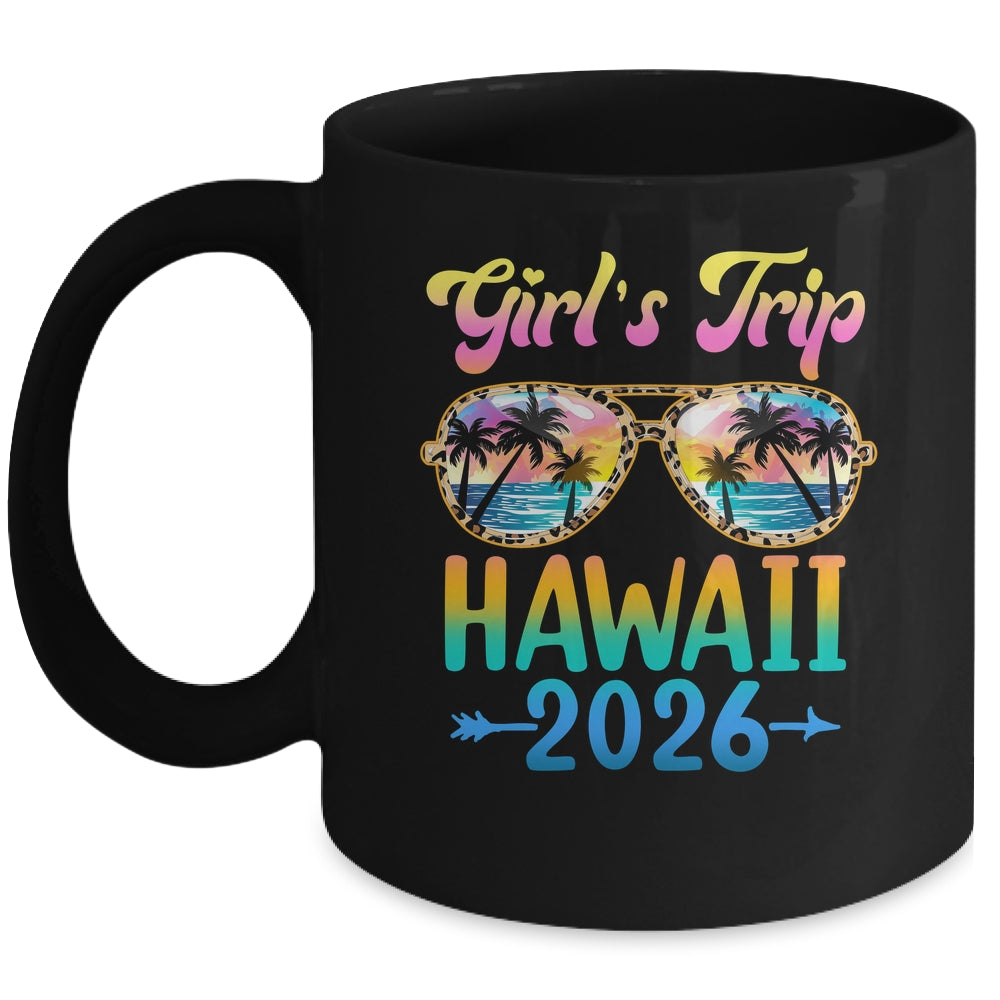 Girl's Trip Hawaii 2026 Summer Vacation Sunglasses Mug | teecentury