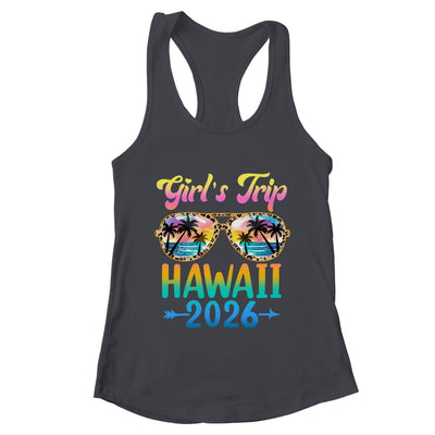 Girl's Trip Hawaii 2026 Summer Vacation Sunglasses Shirt & Tank Top | teecentury