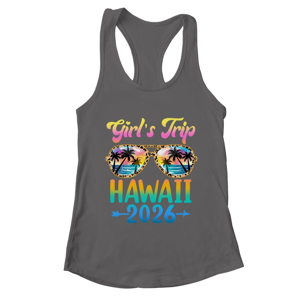 Girl's Trip Hawaii 2026 Summer Vacation Sunglasses Shirt & Tank Top | teecentury