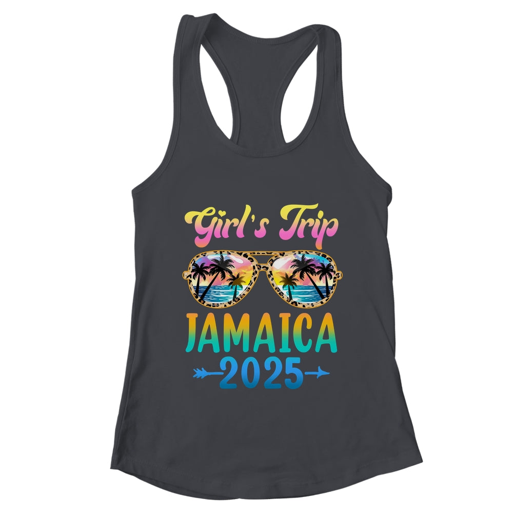 Girl's Trip Jamaica 2025 Summer Vacation Sunglasses Shirt & Tank Top | teecentury