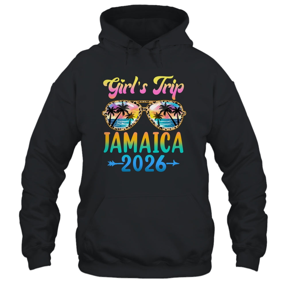 Girl's Trip Jamaica 2026 Summer Vacation Sunglasses Shirt & Tank Top | teecentury