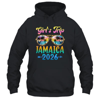 Girl's Trip Jamaica 2026 Summer Vacation Sunglasses Shirt & Tank Top | teecentury