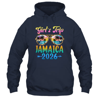Girl's Trip Jamaica 2026 Summer Vacation Sunglasses Shirt & Tank Top | teecentury