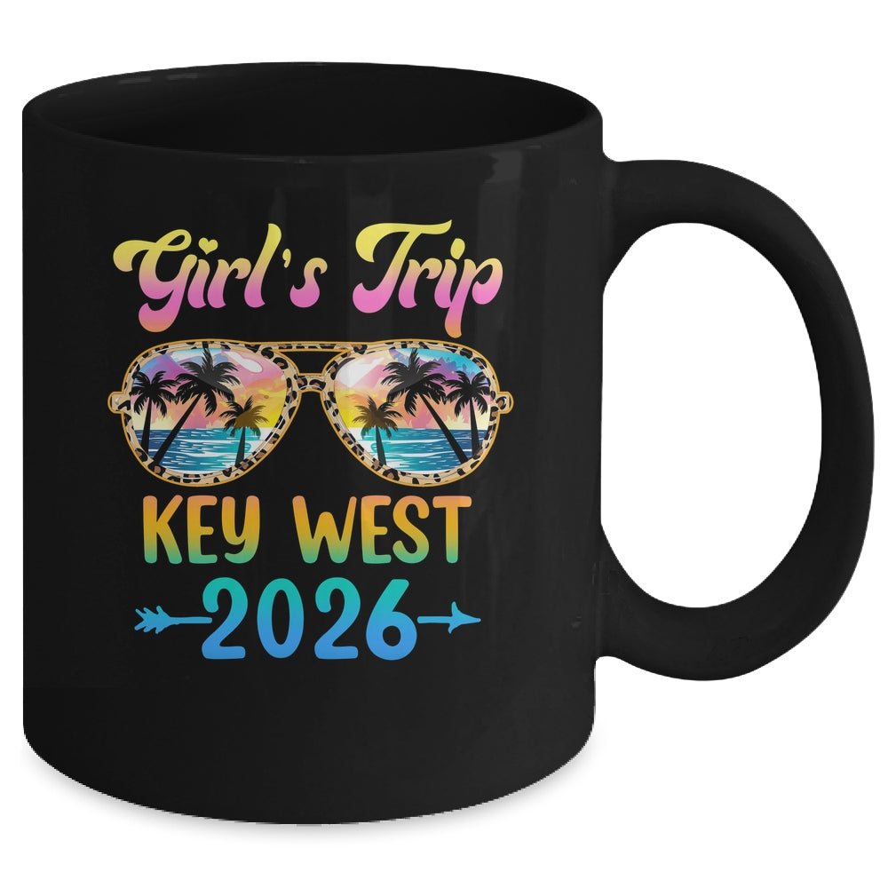 Girl's Trip Key West 2026 Summer Vacation Sunglasses Mug | teecentury
