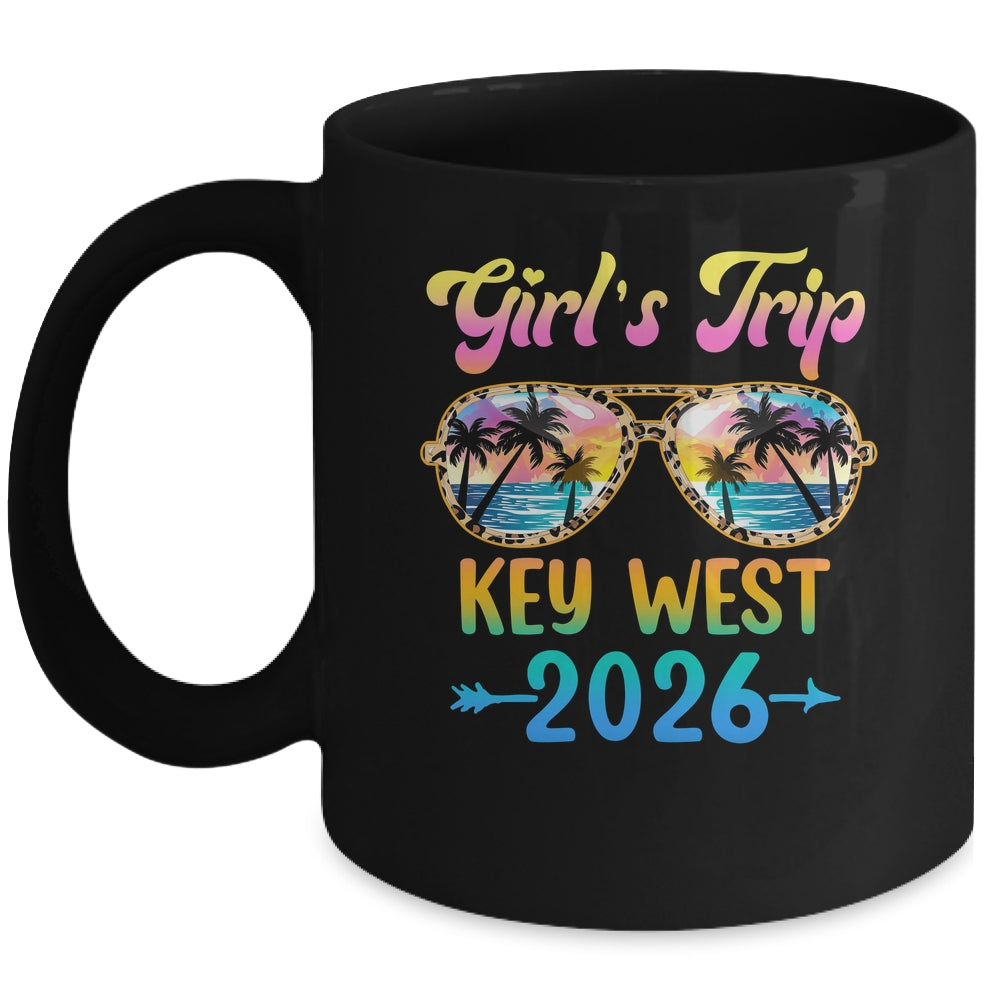 Girl's Trip Key West 2026 Summer Vacation Sunglasses Mug | teecentury