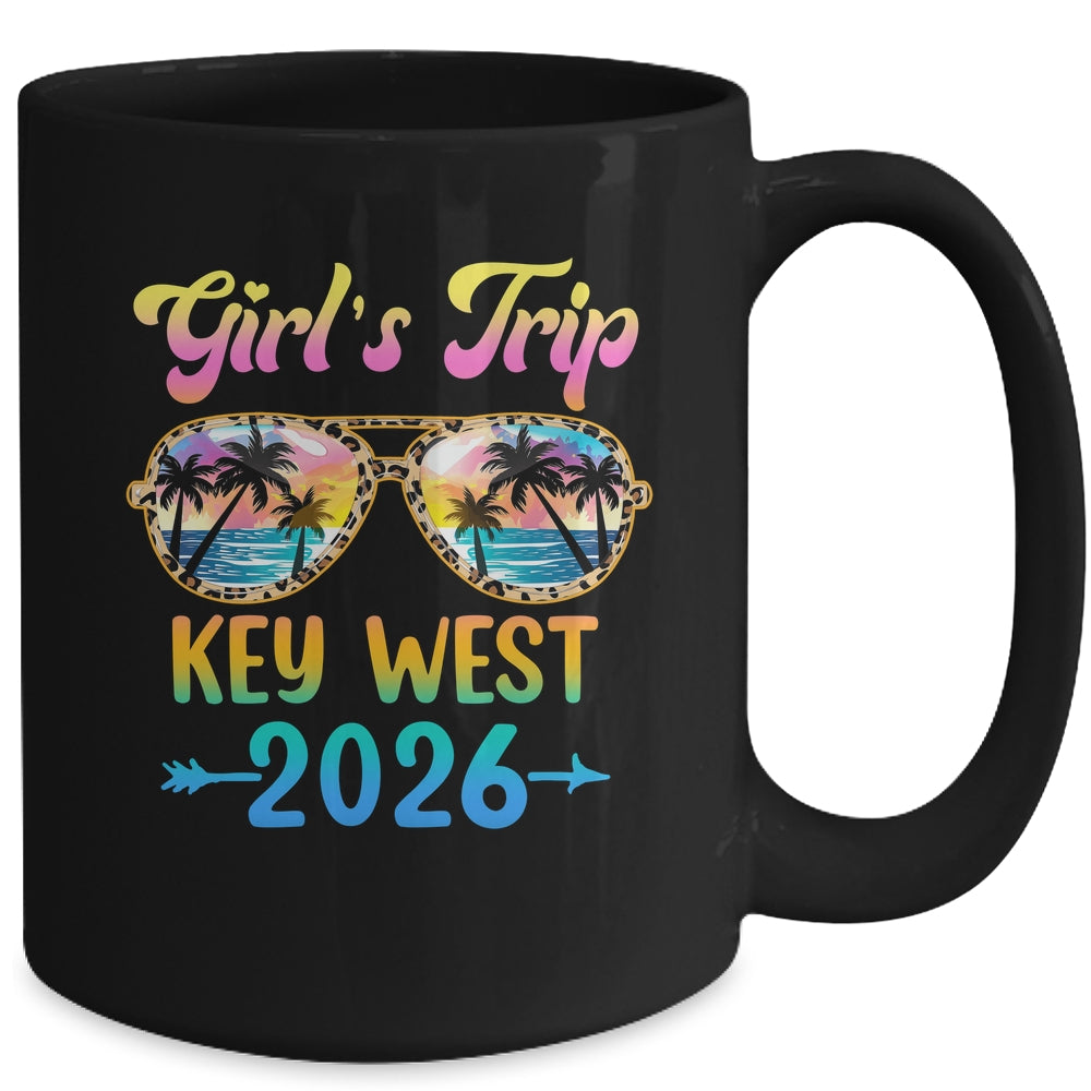 Girl's Trip Key West 2026 Summer Vacation Sunglasses Mug | teecentury
