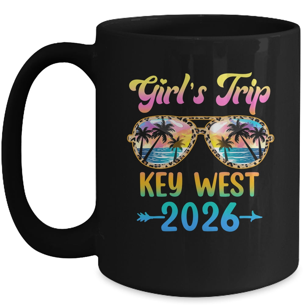 Girl's Trip Key West 2026 Summer Vacation Sunglasses Mug | teecentury