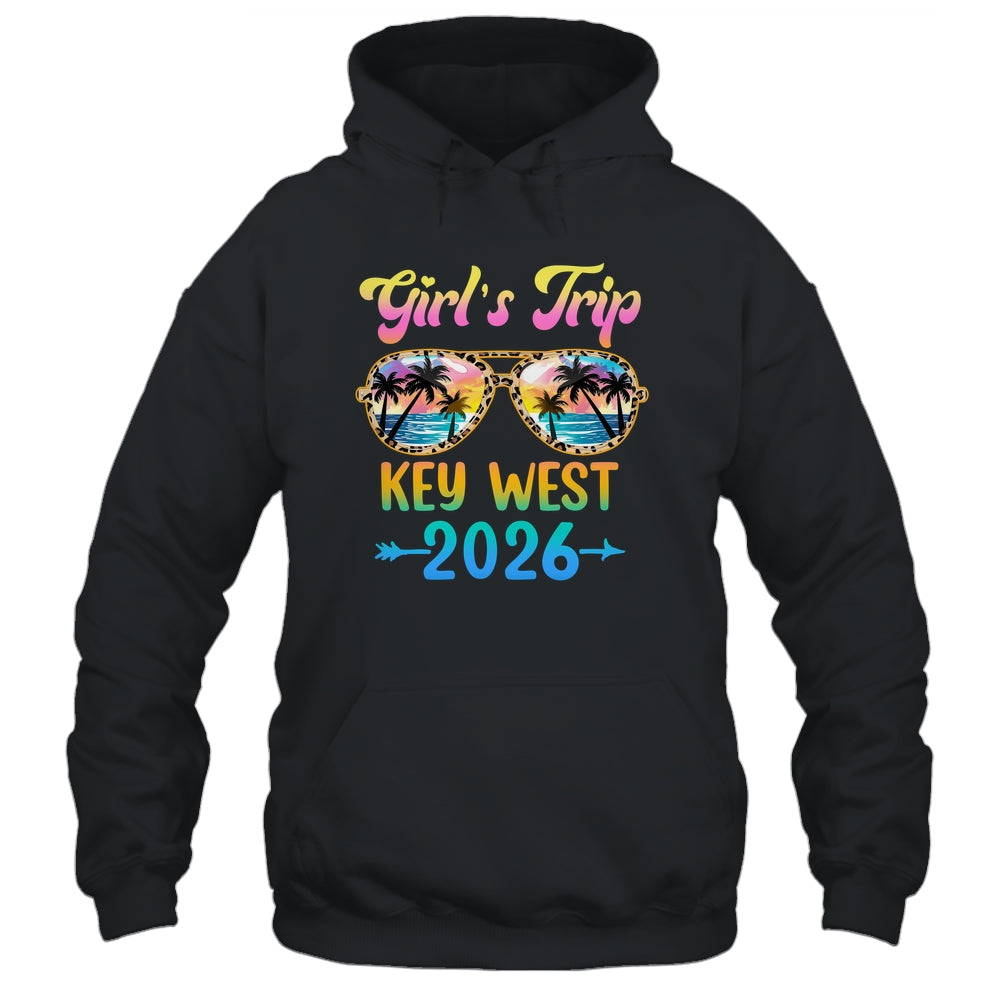 Girl's Trip Key West 2026 Summer Vacation Sunglasses Shirt & Tank Top | teecentury