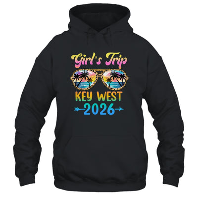 Girl's Trip Key West 2026 Summer Vacation Sunglasses Shirt & Tank Top | teecentury