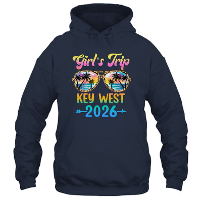 Girl's Trip Key West 2026 Summer Vacation Sunglasses Shirt & Tank Top | teecentury