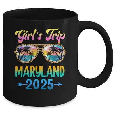 Girl's Trip Maryland 2025 Summer Vacation Sunglasses Mug | teecentury