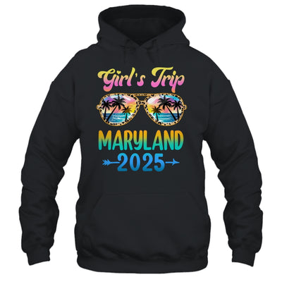 Girl's Trip Maryland 2025 Summer Vacation Sunglasses Shirt & Tank Top | teecentury