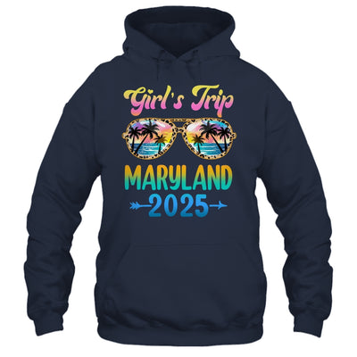 Girl's Trip Maryland 2025 Summer Vacation Sunglasses Shirt & Tank Top | teecentury