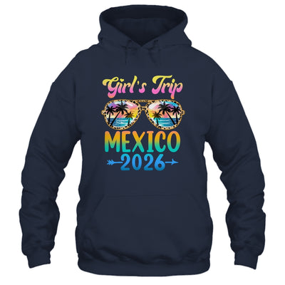 Girl's Trip Mexico 2026 Summer Vacation Sunglasses Shirt & Tank Top | teecentury