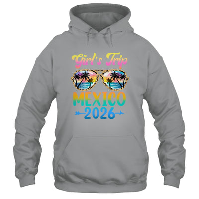Girl's Trip Mexico 2026 Summer Vacation Sunglasses Shirt & Tank Top | teecentury