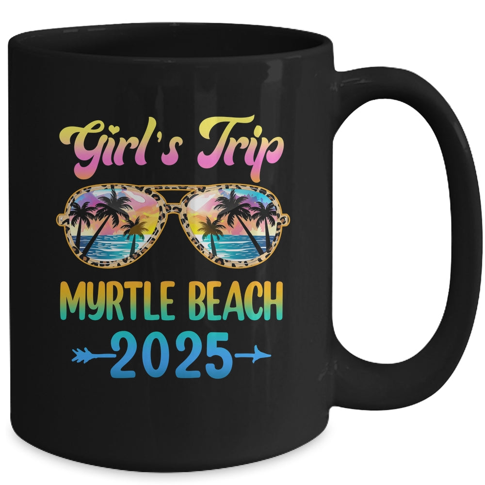 Girl's Trip Myrtle Beach 2025 Summer Vacation Sunglasses Mug | teecentury