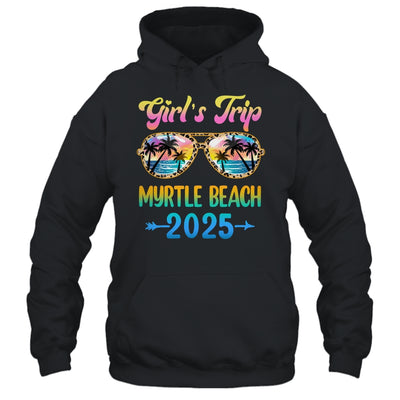 Girl's Trip Myrtle Beach 2025 Summer Vacation Sunglasses Shirt & Tank Top | teecentury