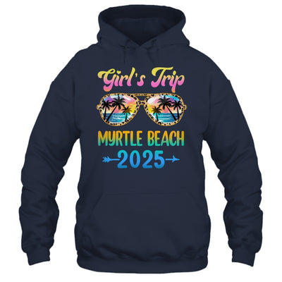 Girl's Trip Myrtle Beach 2025 Summer Vacation Sunglasses Shirt & Tank Top | teecentury