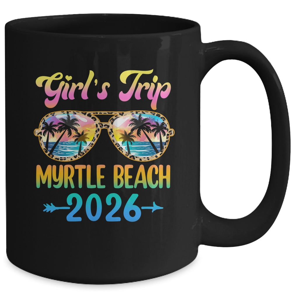 Girl's Trip Myrtle Beach 2026 Summer Vacation Sunglasses Mug | teecentury