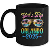 Girl's Trip Orlando 2025 Summer Vacation Sunglasses Mug | teecentury
