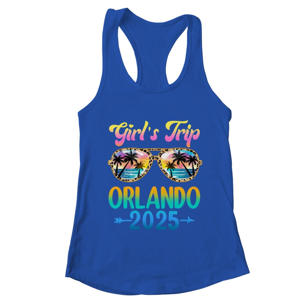 Girl's Trip Orlando 2025 Summer Vacation Sunglasses Shirt & Tank Top | teecentury