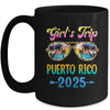 Girl's Trip Puerto Rico 2025 Summer Vacation Sunglasses Mug | teecentury