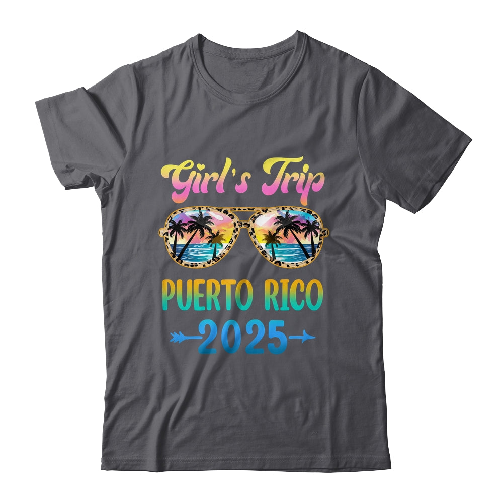 Girl's Trip Puerto Rico 2025 Summer Vacation Sunglasses Shirt & Tank Top | teecentury