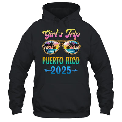 Girl's Trip Puerto Rico 2025 Summer Vacation Sunglasses Shirt & Tank Top | teecentury