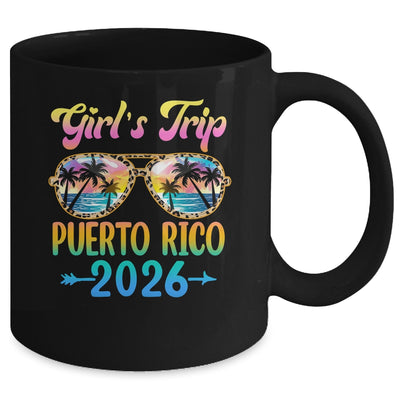 Girl's Trip Puerto Rico 2026 Summer Vacation Sunglasses Mug | teecentury