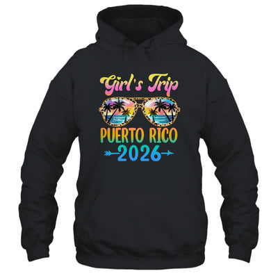 Girl's Trip Puerto Rico 2026 Summer Vacation Sunglasses Shirt & Tank Top | teecentury