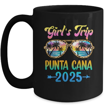 Girl's Trip Punta Cana 2025 Summer Vacation Sunglasses Mug | teecentury