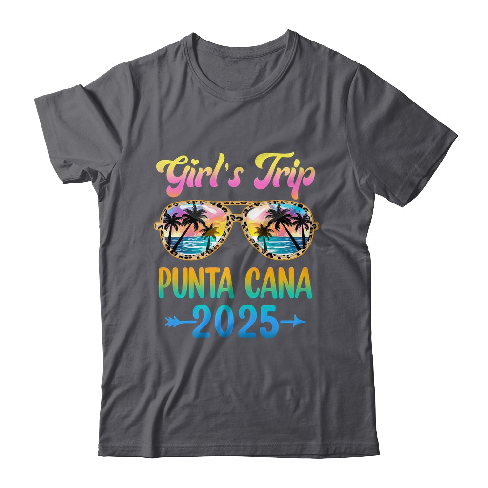 Girl's Trip Punta Cana 2025 Summer Vacation Sunglasses Shirt & Tank Top | teecentury
