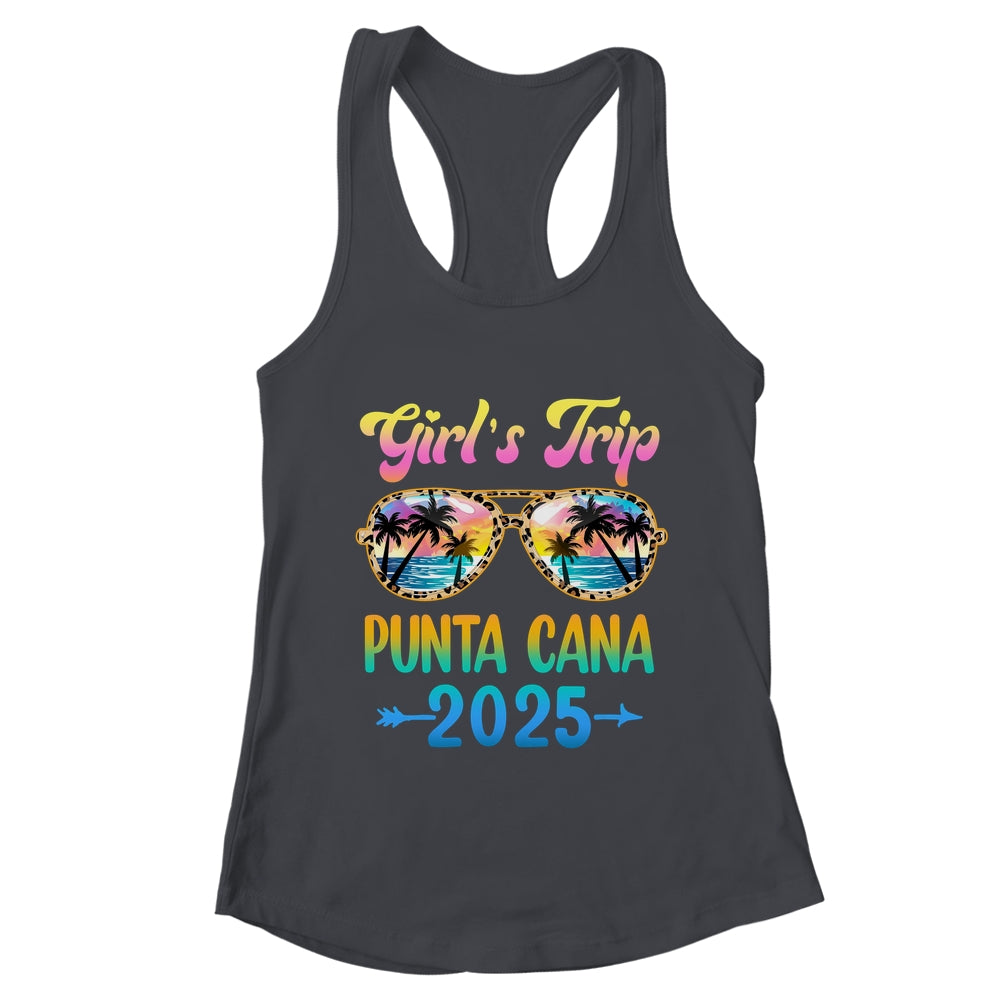 Girl's Trip Punta Cana 2025 Summer Vacation Sunglasses Shirt & Tank Top | teecentury