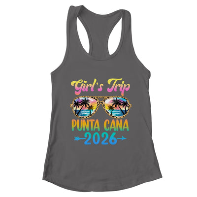 Girl's Trip Punta Cana 2026 Summer Vacation Sunglasses Shirt & Tank Top | teecentury