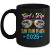 Girl's Trip San Juan Beach 2025 Summer Vacation Sunglasses Mug | teecentury