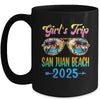 Girl's Trip San Juan Beach 2025 Summer Vacation Sunglasses Mug | teecentury