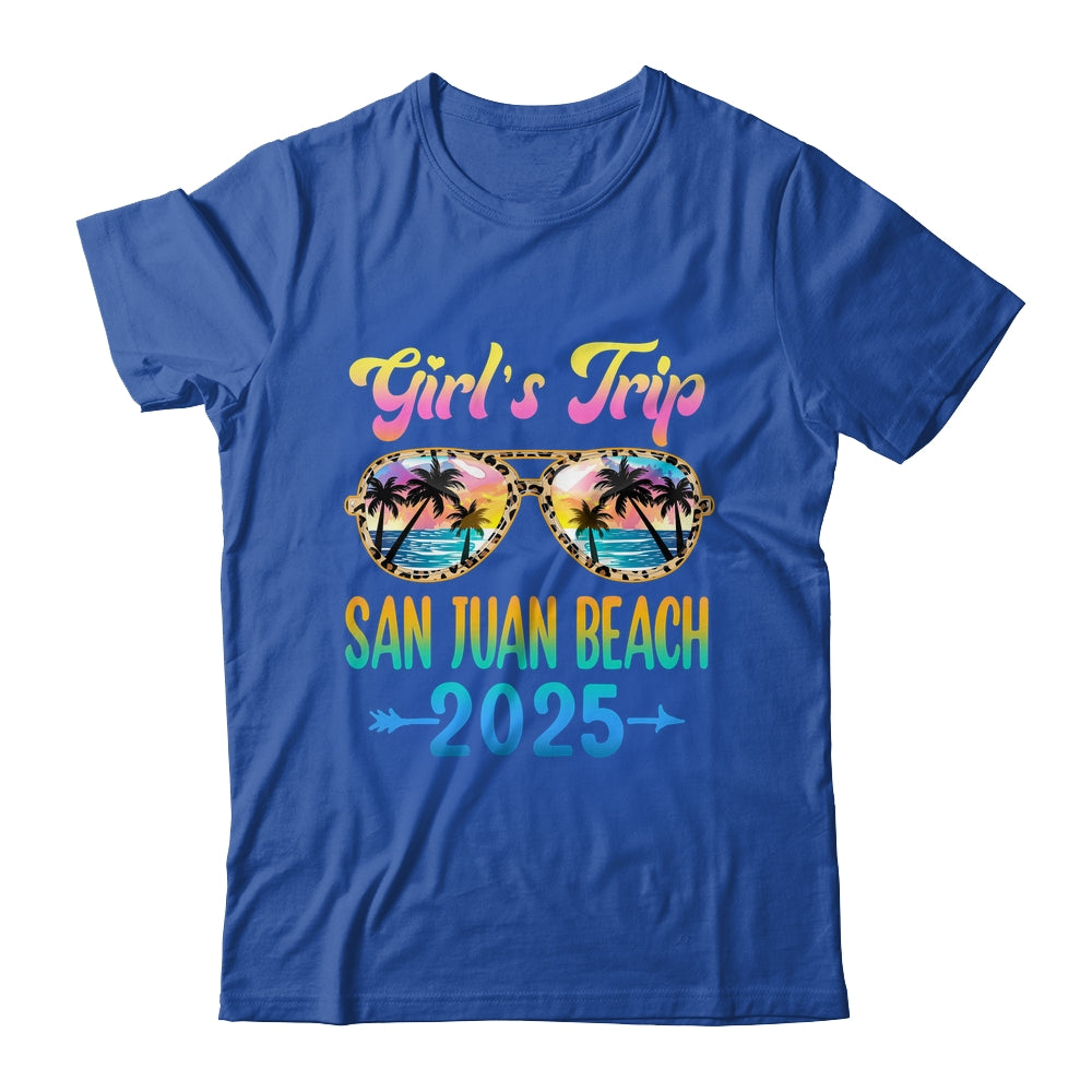 Girl's Trip San Juan Beach 2025 Summer Vacation Sunglasses Shirt & Tank Top | teecentury