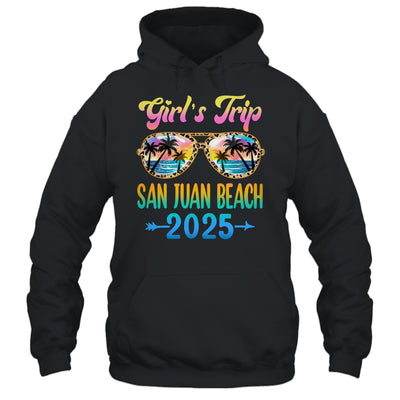 Girl's Trip San Juan Beach 2025 Summer Vacation Sunglasses Shirt & Tank Top | teecentury