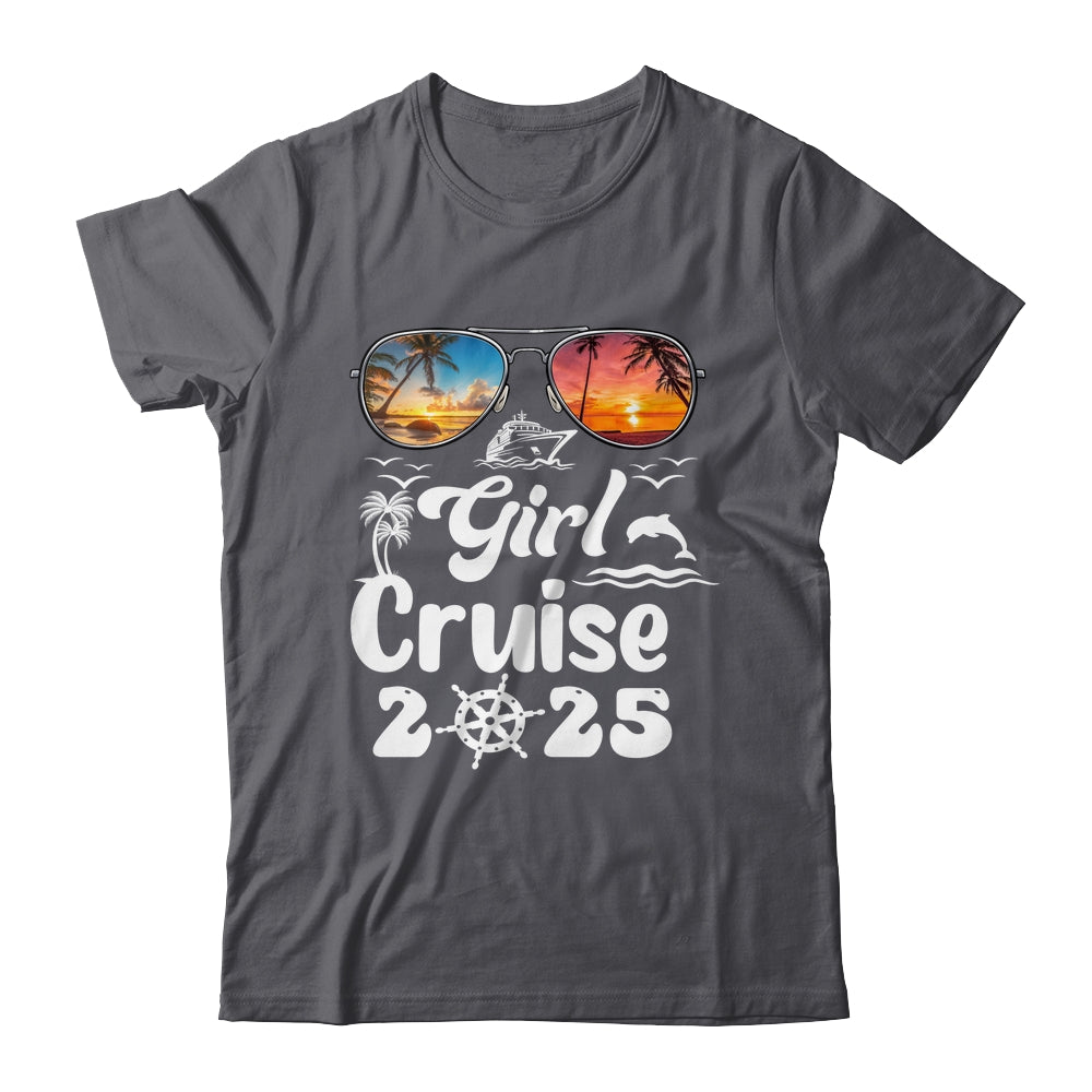 Girls Cruise 2025 Girls Cruise Trip Vacation Matching Group Shirt & Tank Top | teecentury