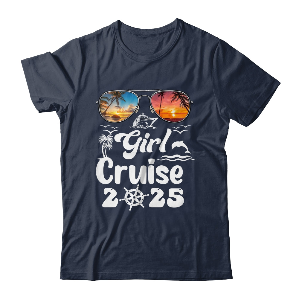Girls Cruise 2025 Girls Cruise Trip Vacation Matching Group Shirt & Tank Top | teecentury
