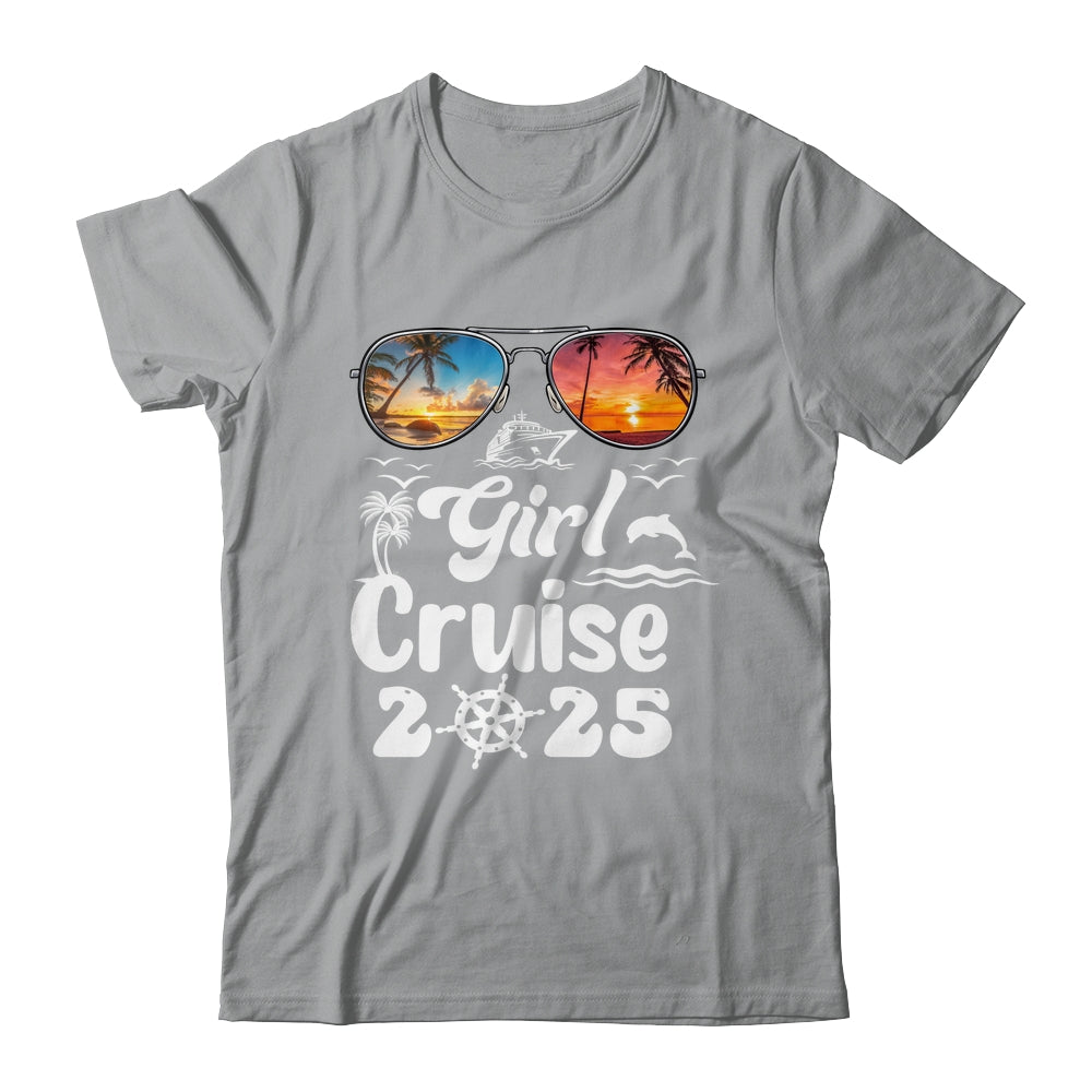 Girls Cruise 2025 Girls Cruise Trip Vacation Matching Group Shirt & Tank Top | teecentury
