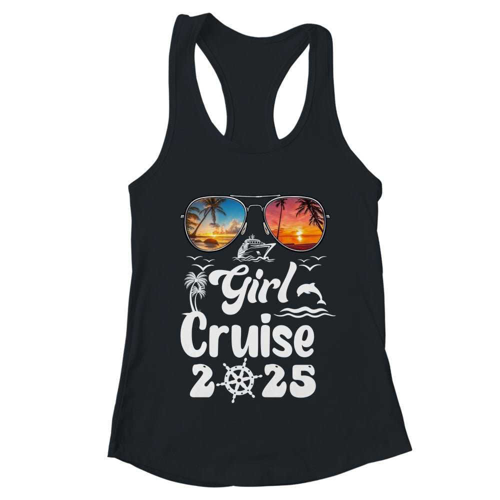 Girls Cruise 2025 Girls Cruise Trip Vacation Matching Group Shirt & Tank Top | teecentury