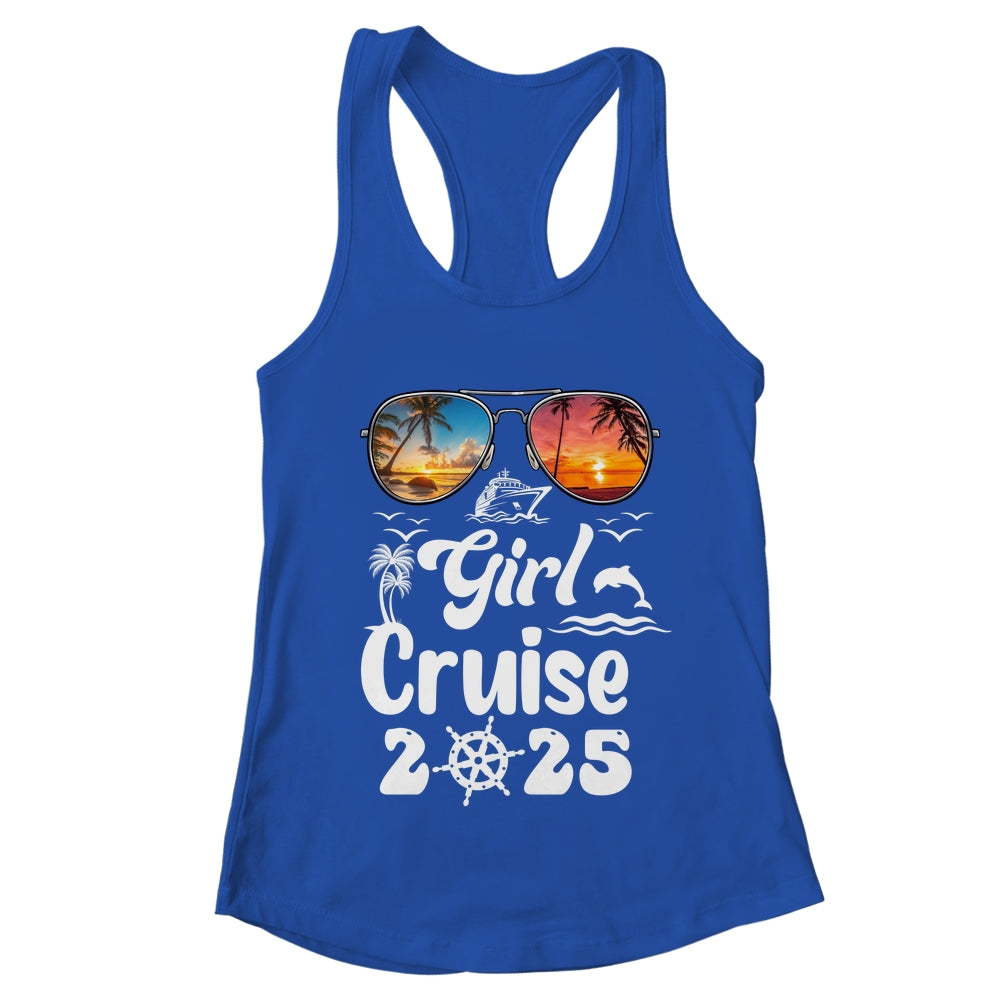 Girls Cruise 2025 Girls Cruise Trip Vacation Matching Group Shirt & Tank Top | teecentury