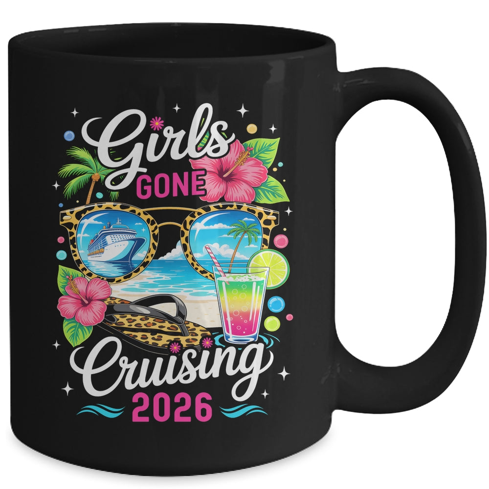 Girls Gone Cruising 2026 Tropical Vacation Party Trip Mug | teecentury