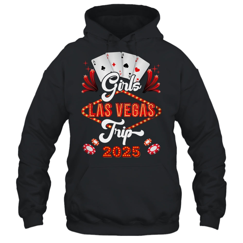 Girls Las Vegas Trip 2025 Family Squad Vacation Matching Shirt & Tank Top | teecentury