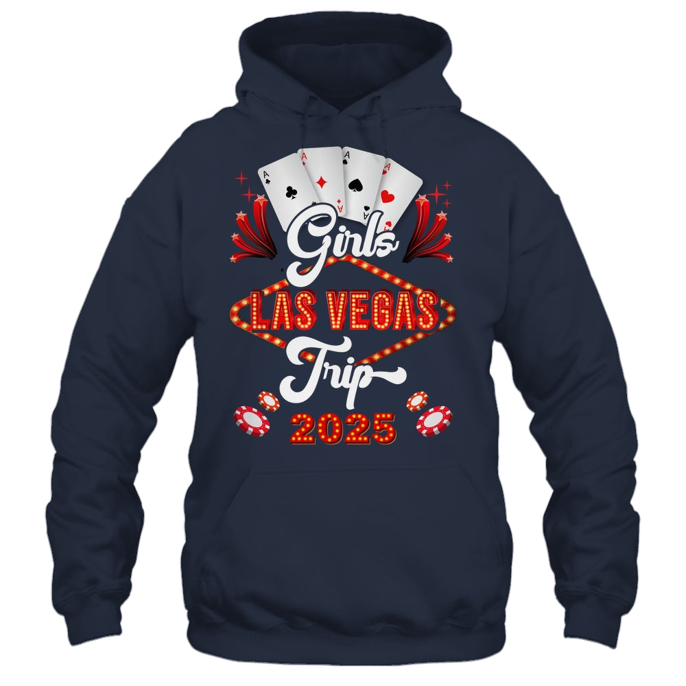 Girls Las Vegas Trip 2025 Family Squad Vacation Matching Shirt & Tank Top | teecentury