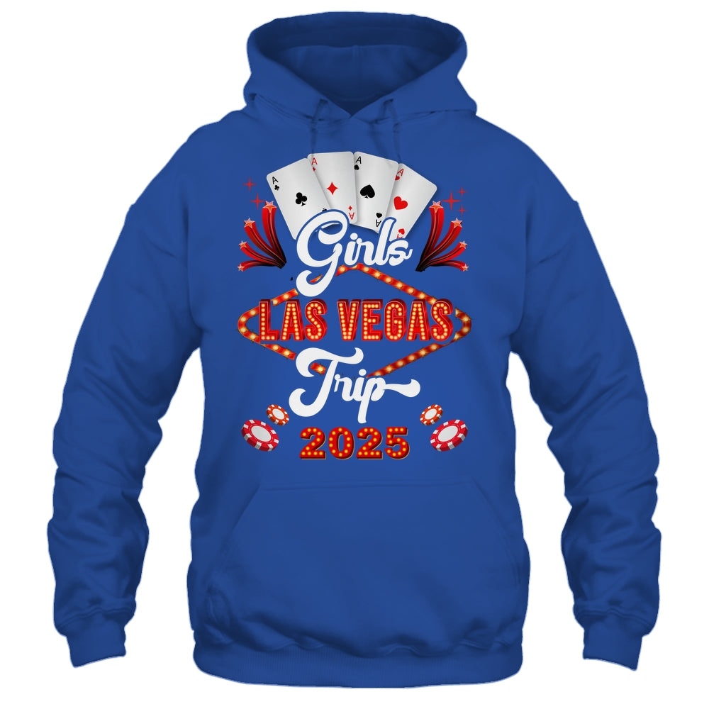 Girls Las Vegas Trip 2025 Family Squad Vacation Matching Shirt & Tank Top | teecentury