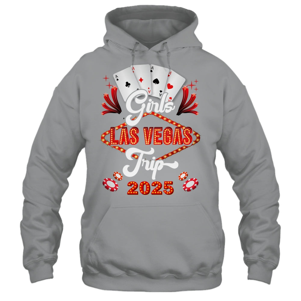 Girls Las Vegas Trip 2025 Family Squad Vacation Matching Shirt & Tank Top | teecentury